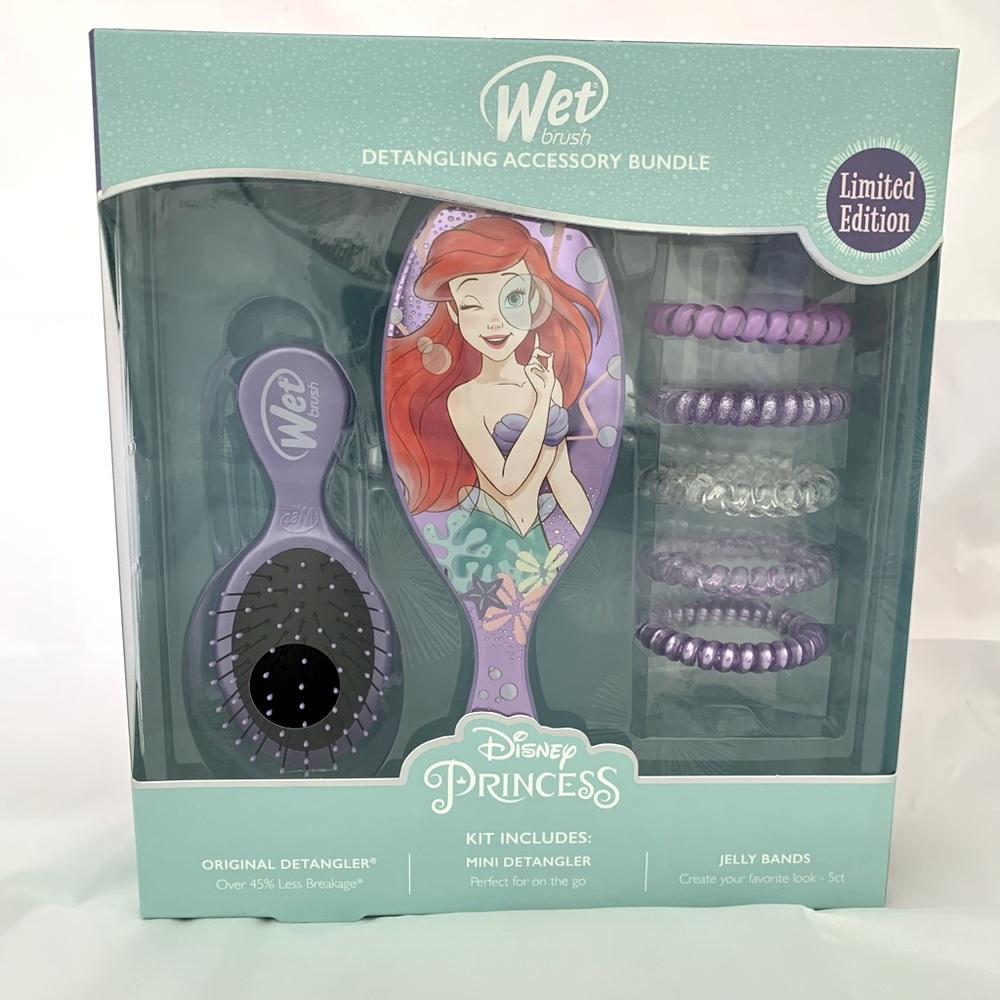 Disney Princess Ariel Wet Brush Detangler Gift Set